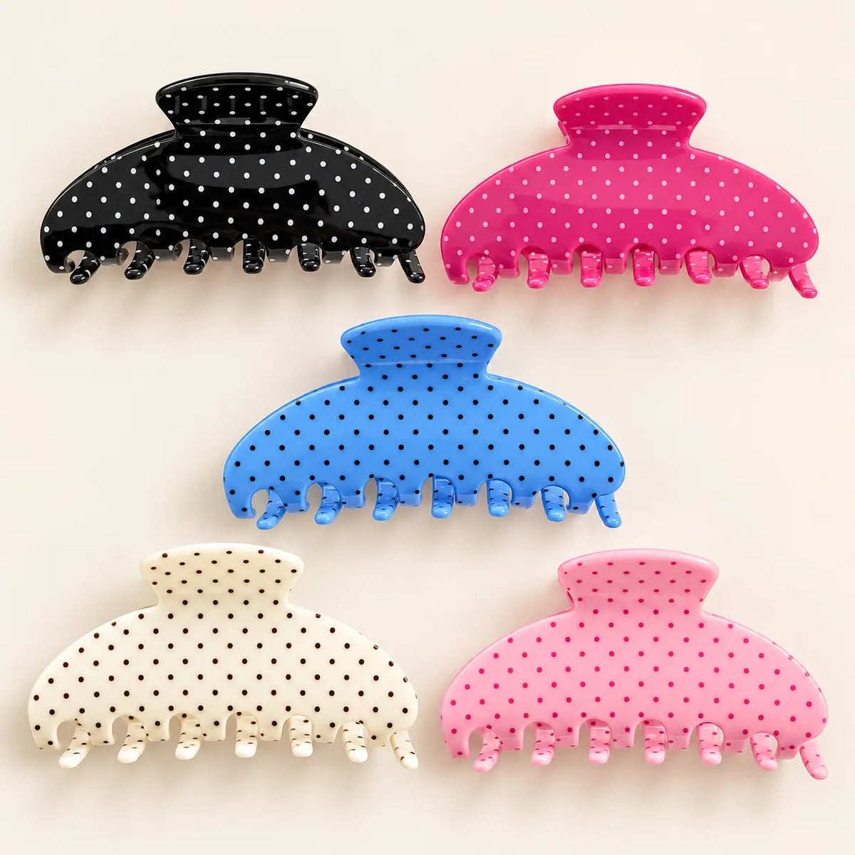 James Rae Polka Dot Clip