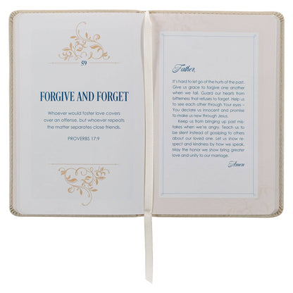 Gift Book 101 Prayers for Mr. & Mrs. Faux Leather