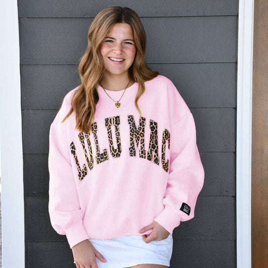 LULUMAC Leopard/Pink Sweatshirt