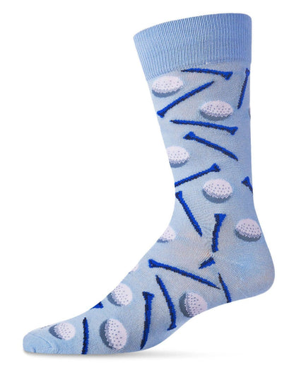MeMoi Golf Bamboo Blend Men's Crew Socks