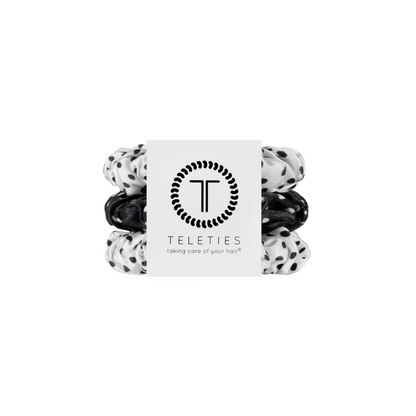 Polka Dot Party Small Silk Scrunchie