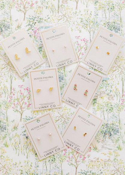 Screwback Stud Earrings - Payton Pearl Pink 5mm