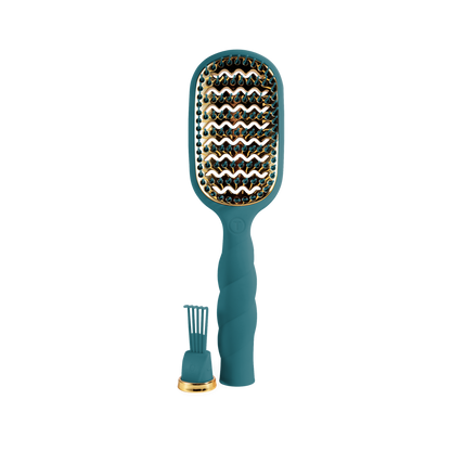 Vented Hair Brush - Teal With It