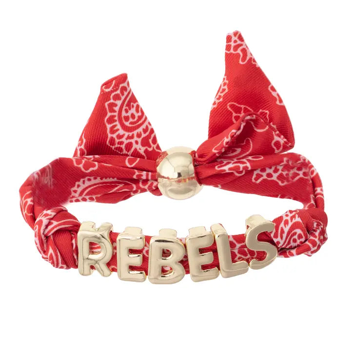 Logo Bandana Slider Bracelet