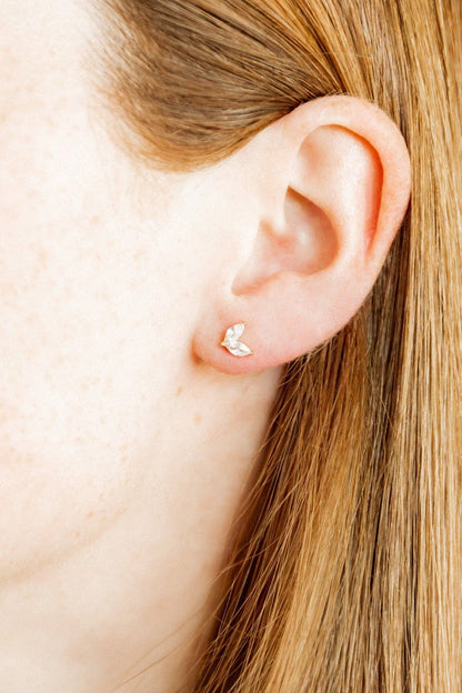 Screwback Stud Earrings - Nova Gold