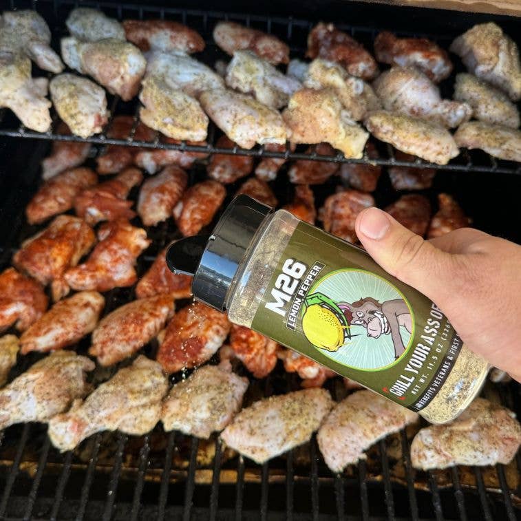 M26 Lemon Pepper Seasoning – Bold Citrus & Pepper Blend