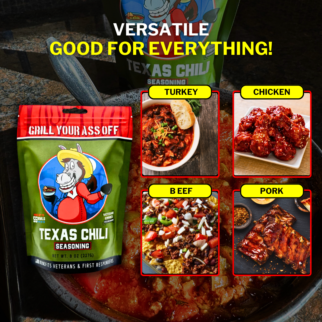 Texas Chili-Classic Texas Chili Blend for Stews, Tacos & BBQ