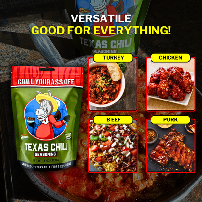 Texas Chili-Classic Texas Chili Blend for Stews, Tacos & BBQ