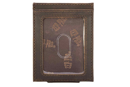 Ole Miss Rebels Men's  Magnetic Front Pocket Leather Wallet.