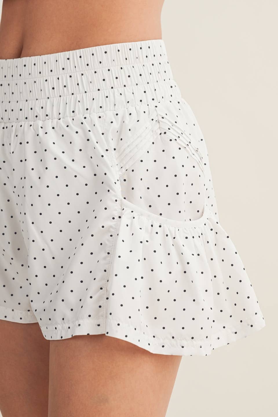 Polka Dot Flare Shorts