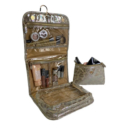 Getaway Toiletry Case - Glimmer Leopard