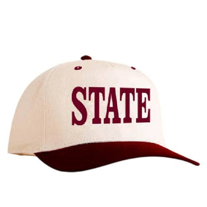STATE CAP MAROON