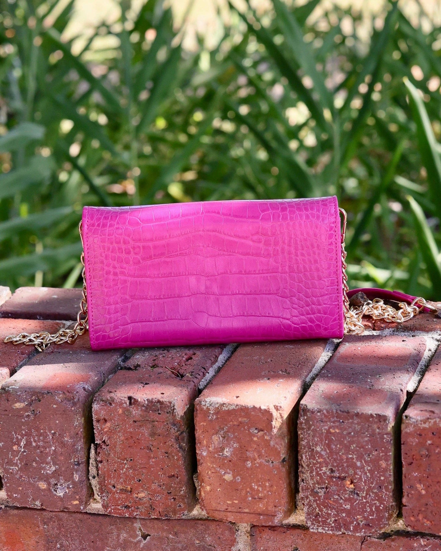 Carlington Clutch/Crossbody Hot PInk EC