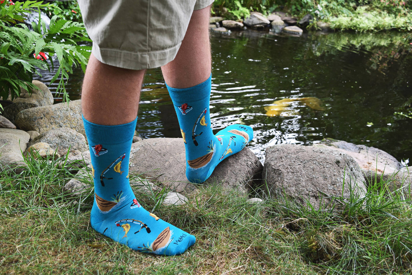Fishing Bamboo Blend Men's Crew Sock