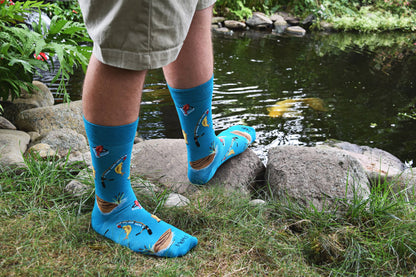 Fishing Bamboo Blend Men's Crew Sock
