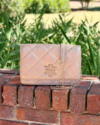 Bryn Clutch/Crossbody Gold Shimmer LD