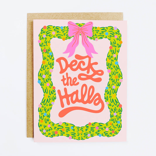 Deck The Halls Card