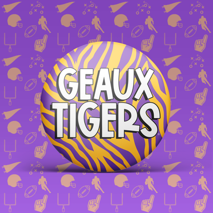 LSU Game Day Buttons | Louisiana State Tigers Game Day Pins