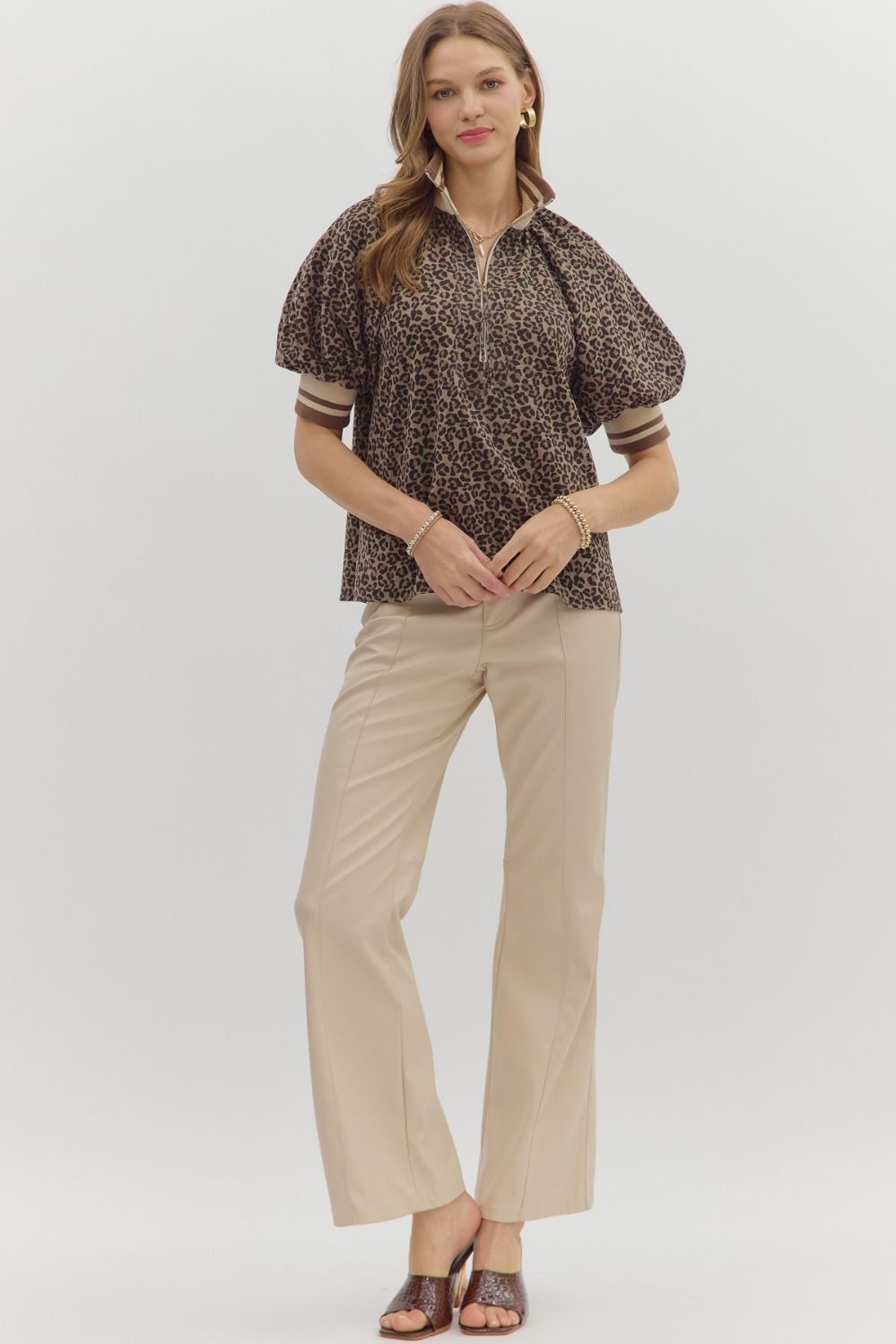 On The Go Leopard Top