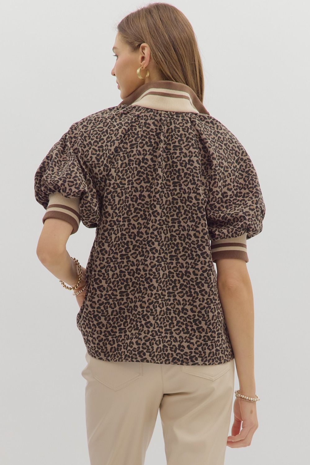 On The Go Leopard Top