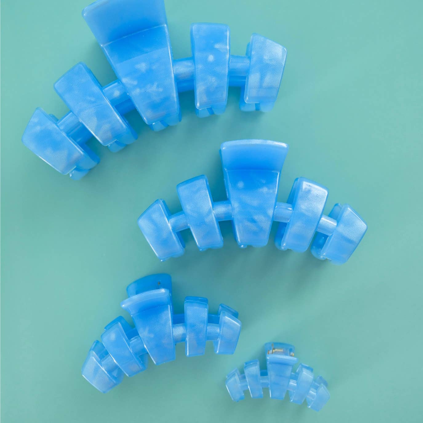 Classic Hair Clip | Tiny | Blue Lagoon
