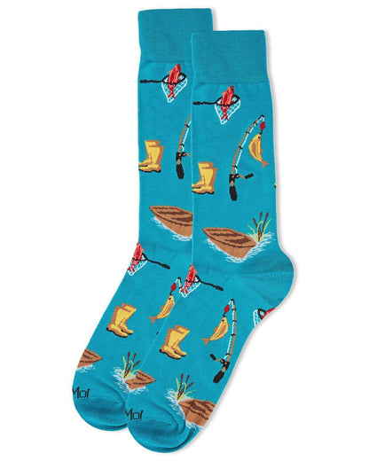Fishing Bamboo Blend Men's Crew Sock