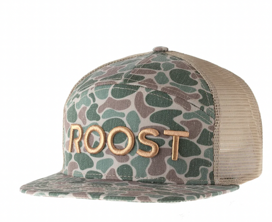 Roost RH-R-14 Camo Hi-Profile Logo Hat