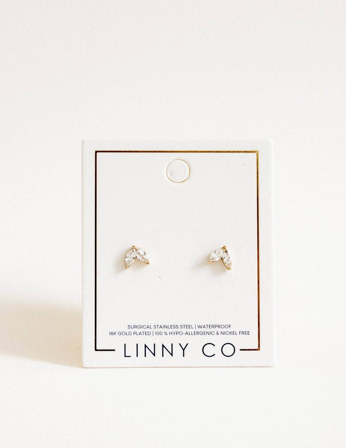 Screwback Stud Earrings - Nova Gold