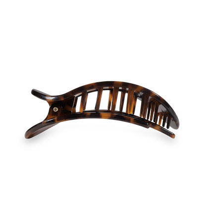 Round Flat Hair Clip | Small | Tortoise