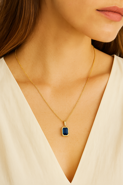 Birthstone Glass Charm Short Necklaces 12 Assorted Pack