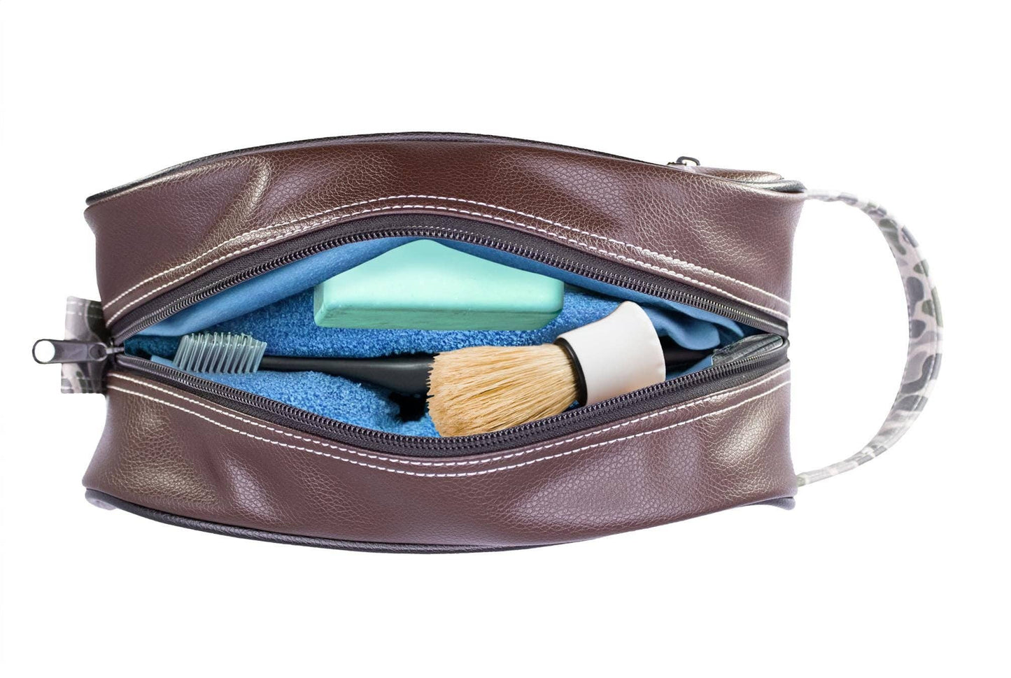 Mississippi State Bulldogs Men's Toiletry Dopp Bag Brown