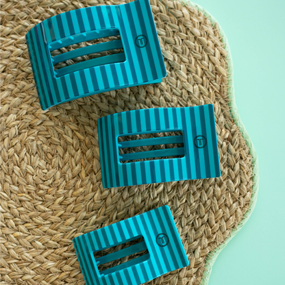 Splash Zone | Small | Flat Rectangle Hair Clip