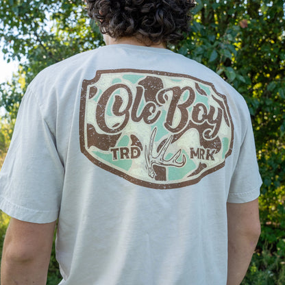 OLE BOY Deer Antler Camo Patch
