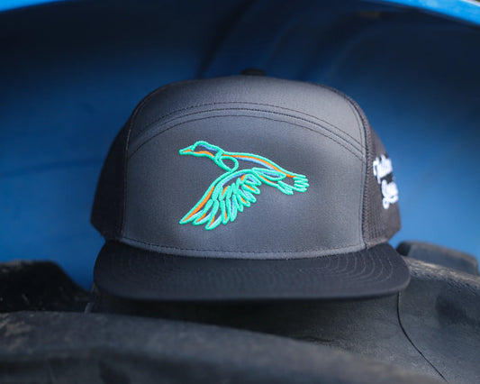 Neon Duck 6P Charcoal/Black Hat