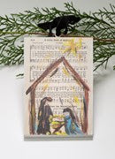 5x3" O Little Town of Bethlehem Ornament